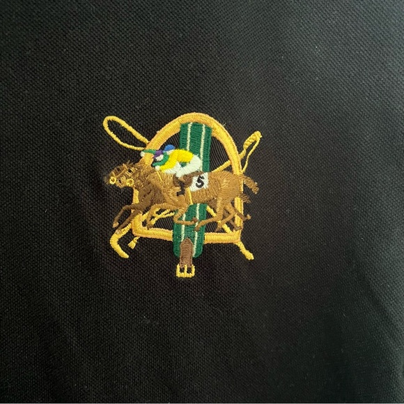 Polo Ralph Lauren black custom fit polo shirt with logo. - Picture 3 of 16